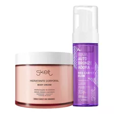 Kit Skelt Creme Hidratante Amalfi Sunset E Água Autob. Dark