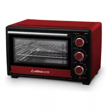 Horno De Mesa Eléctrico Ultracomb Uc-17 17l Rojo/negro 220v