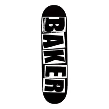 Baker Tabla De Skate (logotipo Negro/blanco, 8.0 )