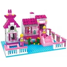 Bloco De Montar Castelo Da Fantasia Princesa - Com 248 Peças