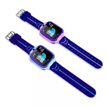 2 Piezas Reloj Inteligente Para Niños Q12 Gps Sos