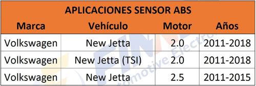 Sensor Abs Volkswagen New Jetta Trasero Izquierdo Foto 6