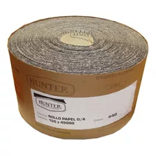 Lija En Rollo Para Madera Grano 80 0.15x45m Hunter