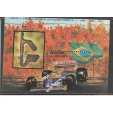 Block Mint De Brasil - Automovilismo Formula 1 - Año 1988