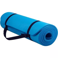 Mat Yoga 15 Mm Durable Grueso + Sujetador Ecológico + Funda