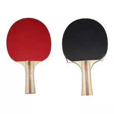 2 Raquetas De Tennis De Mesa Con 3 Pelotas Y Red