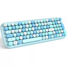 Teclado Mofii Inalámbrico Multidispositivo/azul