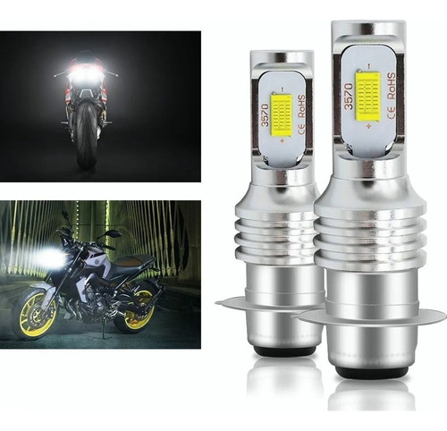 Bombillas Led Faros Delanteros De Motocicleta P15d H6m Honda FIT