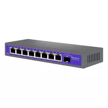 Switch Non Poe 8 Portas 2.5gb, 1 Porta Sfp+ 10gb Todo Metal