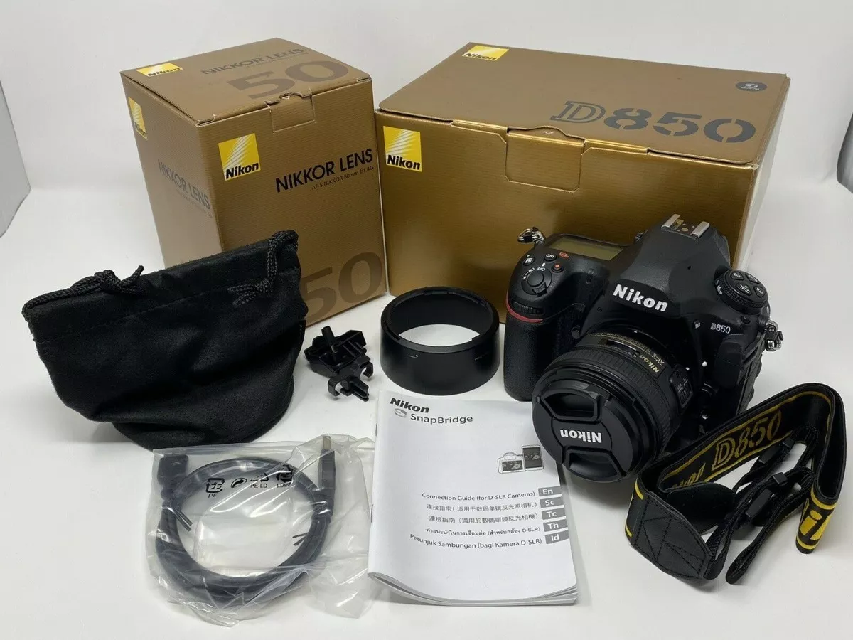 Original Nikon D850 Vr Kit 24-120mm Lens, 3 Batteries