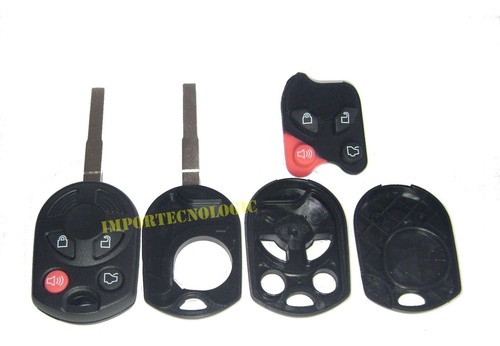 Carcasa Para Llave Control Alarma Ford Fusion Ranger Foto 4