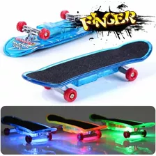 Set 3 Patinetas Skate Finger Con Luz Para Dedos Y Accesorios