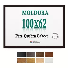 Moldura Quadro Quebra Cabeça Game Office 2000 Peça 100x62 Cm