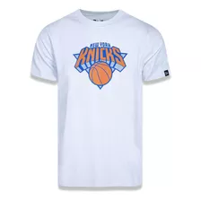 Camiseta New York Knicks Basic Logo Nba Branco - New Era 