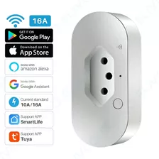 Tomada Inteligente Smart Home Wifi App Celular 16a Bivolt