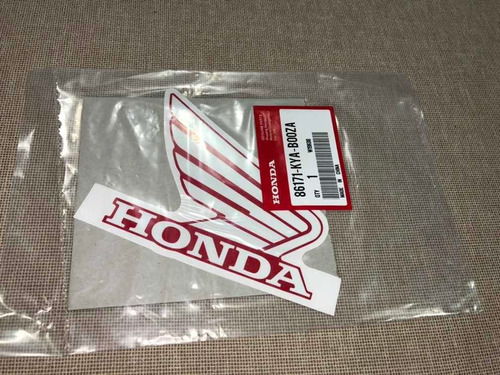 Calca Derecha Para Tanque Moto Honda Cargo Gl150 Rojo Origin Foto 2