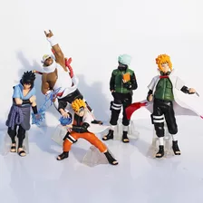 Boneco Naruto Uzumaki Kakashi Minato Itachi Anime Kit 5 Geek