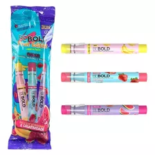 Marca Texto Be Bold Fruit Edition Picolé Kit 3 Cores Newpen