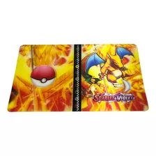Álbum Pasta Pokémon Porta Cartas Pikachu E Evee