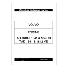 Manual Oficina Motor Grupo Gerador Volvo Tad 1640 1641 1642