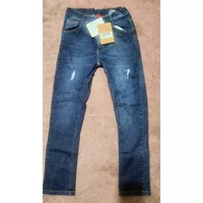 Pantalón Jean Nuevo Niño Mimo T12 Desgastado Skinny