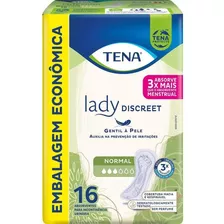 Absorvente Incont Urinária Tena Lady Discreet Normal 16un