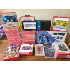 Nintendo Switch Coleção Console Fortnite + Jogos + Controles