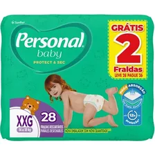 Fralda Personal Baby Mega Xxg 28un