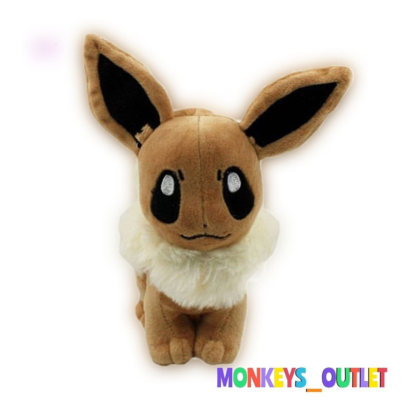 Eevee Pokemon Pelucia Etiqueta Pokémon Center Boneco Pelúcia