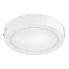 Luminario Led Sobreponer Redondo 12 W Surtek Color Blanco