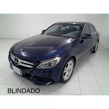 Blindado Mercedes-benz C250 Avantgarde 2.0 Cgi 2018 Azul