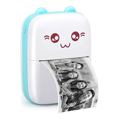Betensh Mini Impresora Portátil Gatita Bluetooth 200Dpi