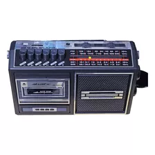 Radio Grabadora Retro Usb Cassette Am Fm Audifonos Ak-6003u