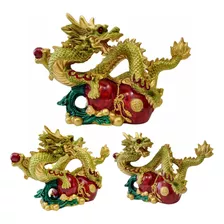 Escultura Dragon Chino - Feng Shui Buenas Suerte