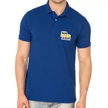 Camisa Polo Sua Logomarca Bordado Peito E Costas Kit 6 Pçs