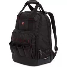 Mochila Swiss Gear 2767 Usb Para Herramientas Compacta 50 Bolsillos Laptop 15 Pulgadas Original Color Black