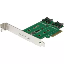 Tarjeta Adaptadora Startech M.2 Ssd (ngff) De 3 Puertos 1x