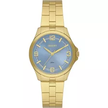 Relógio Orient Feminino Ref: Fgss0227 A2kx Casual Dourado