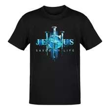 Camiseta Save My Life T-shirt Jesus Gola Redonda Diverse Fé