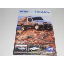 Jpx 4x4 Turbo Diesel Folder Folheto Propaganda Prospecto