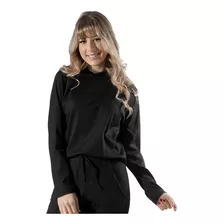 Blusa Com Capuz Comfy Canelada Feminina Casual