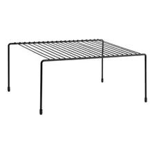 Estante Organizador Cocina Alacena Hierro Alambre Negro 40cm