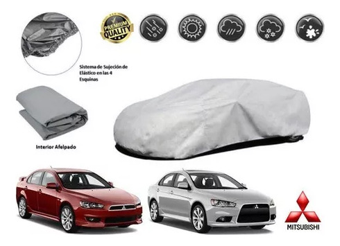 Lona Gruesa Impermeable Cubre Auto Mitsubishi Lancer 2.0i 12 Foto 2