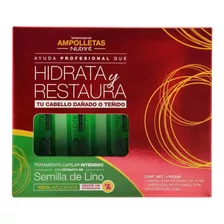 Tratamiento Capilar Xiomara Nutrint Hidarata Y Restaura 4 Ampolletas