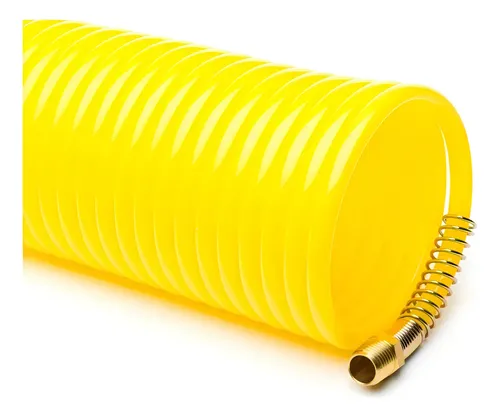 Manguera Espiral Compresor Wembley 1/4 X 15 Mts Mod: 0260 Color Amarillo