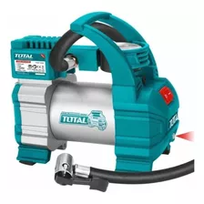 Compresor De Aire Mini A Batería Portátil Total Ttac1406 12v Turquesa/gris