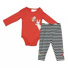 Set Carters Body Manga Larga Pantalon Largo Elastizado