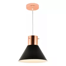 Pendente Com Cupula 01 Luz Não Inclusa E27 260x220mm Mykonos