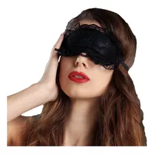 Antifaz Ciego Blindfold Encaje Y Satin Negro - Fun*