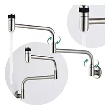 Torneira Parede Cozinha Articulavel Metal Gourmet Dobravel